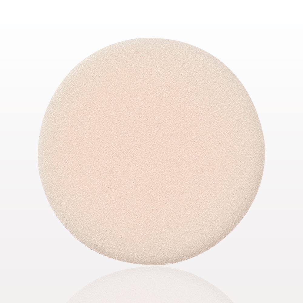 Dual Sided Flocked Foam Puff, Natural