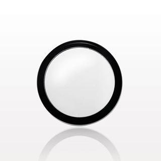 Black Trimmed Clear Cap for 29546 Clear Jar