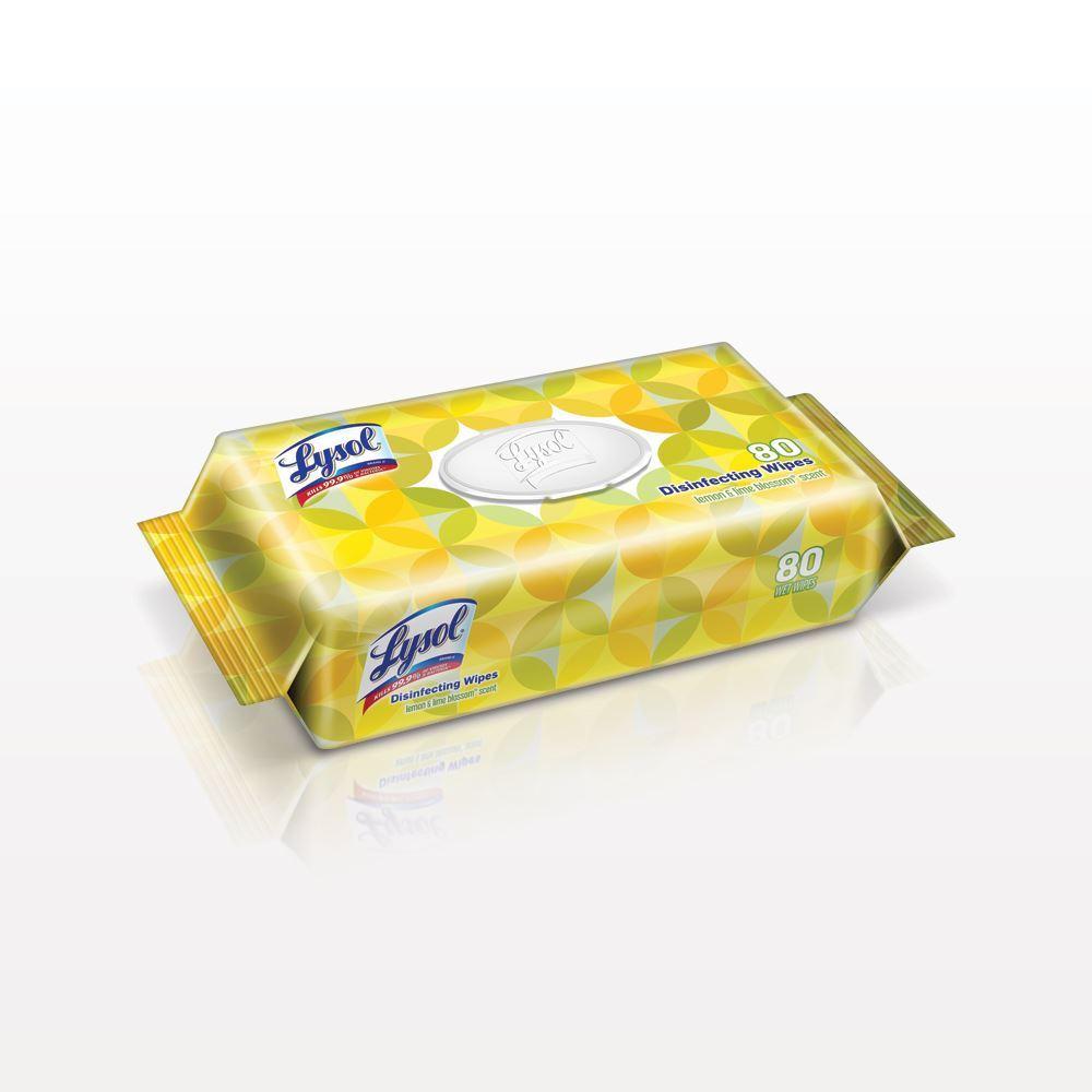 Lysol® Disinfecting Wipes, Lemon & Lime Blossom® Scent