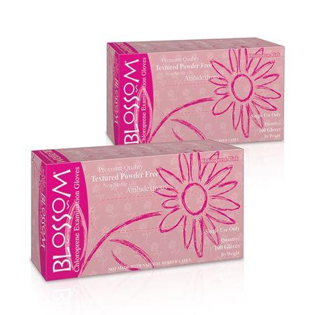Blossom® Chloroprene Gloves, Powder-Free, Latex-Free, Pink, Medium
