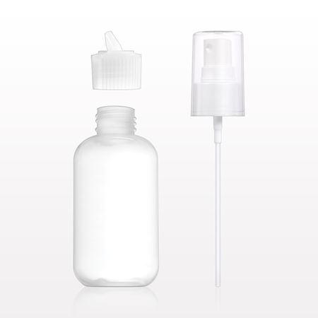 LDPE Bottle with Fine Mist Sprayer or Flip Top Cap