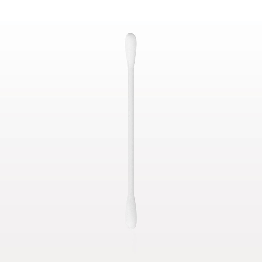 Round Tip Cotton Swabs with White Paper Handle
