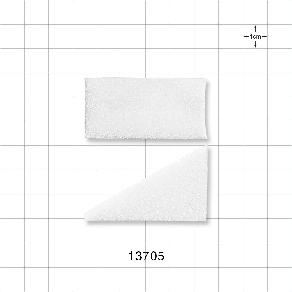 Loose Jumbo Wedge Sponge, White