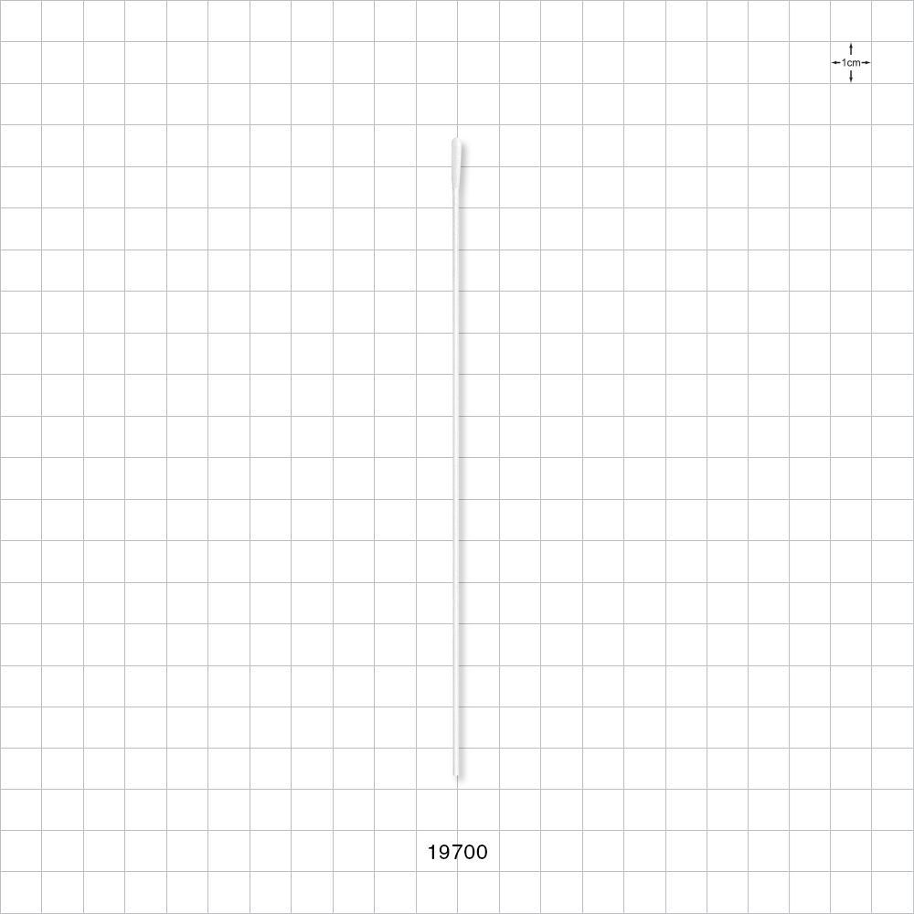 Micro-Mini Round Tip Swab With White Handle,