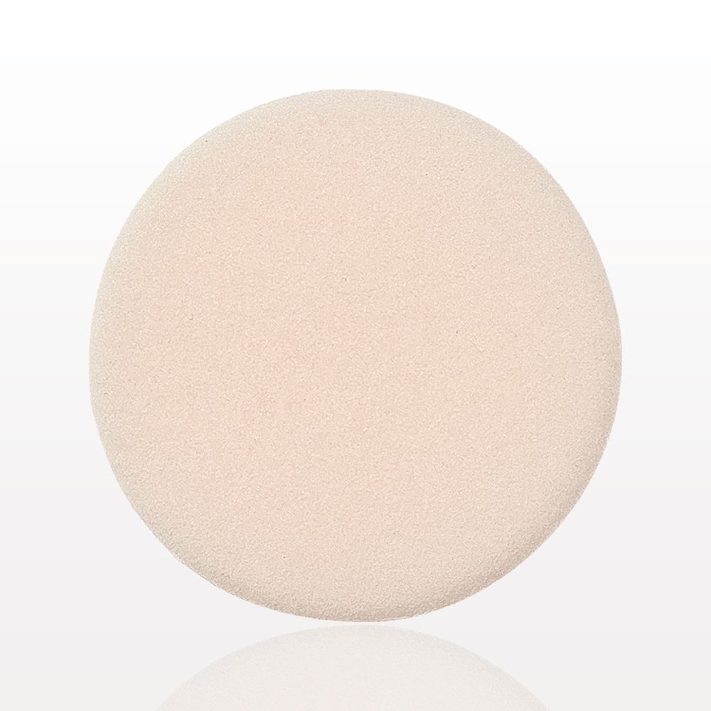 Dual Sided Flocked Foam Puff, Natural