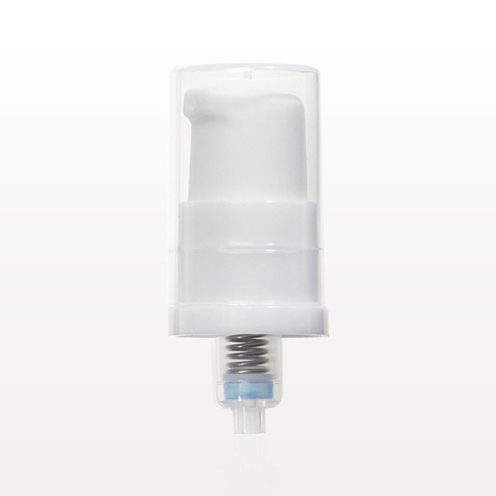 White Airless Pump with Clear Cap