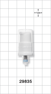 White Airless Pump with Clear Cap