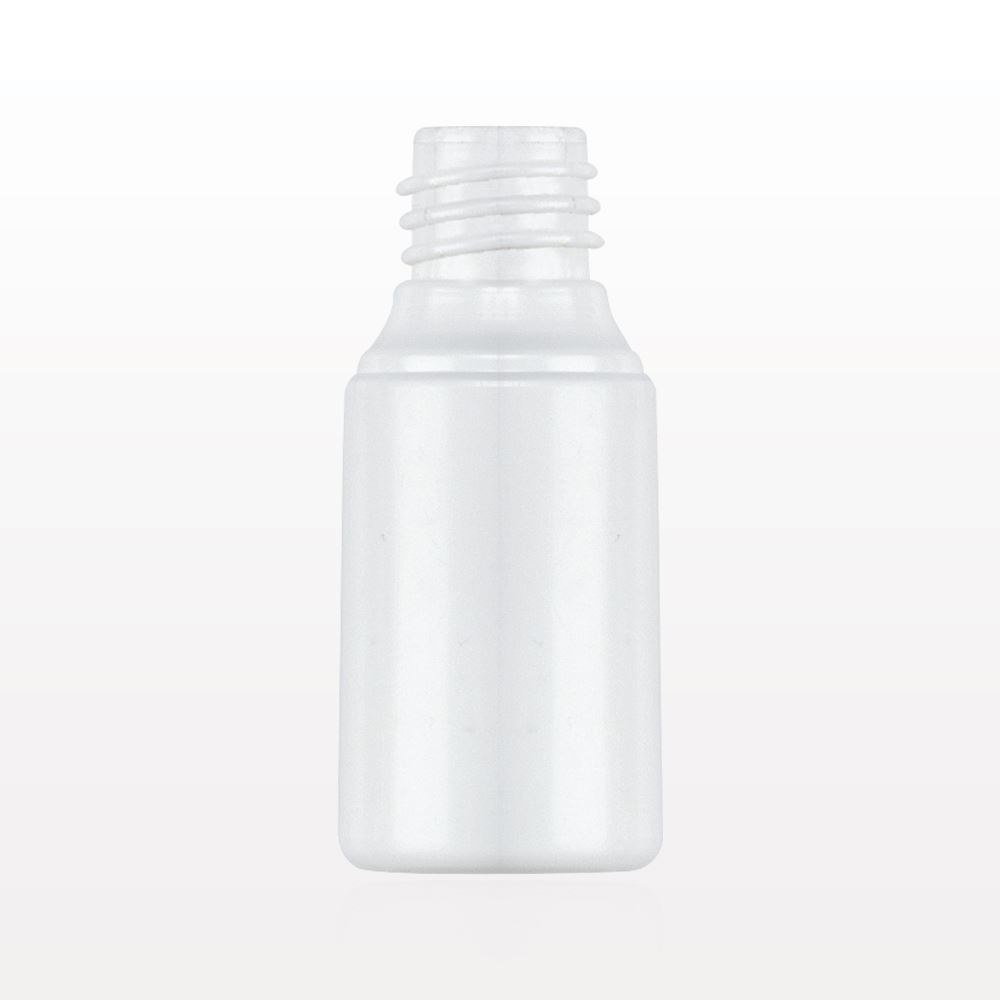 15ml White Cylinder Bottle, Bulk Packed