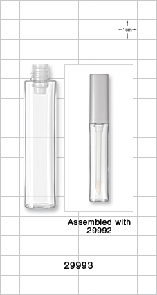 Square Vial, Clear