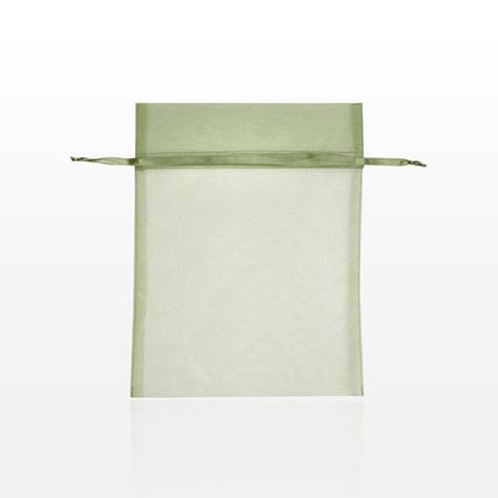 Organza Drawstring Bag, Green