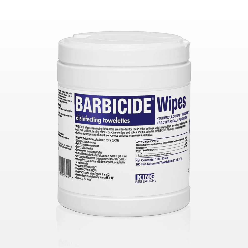 Barbicide® Wipes Disinfecting Towelettes