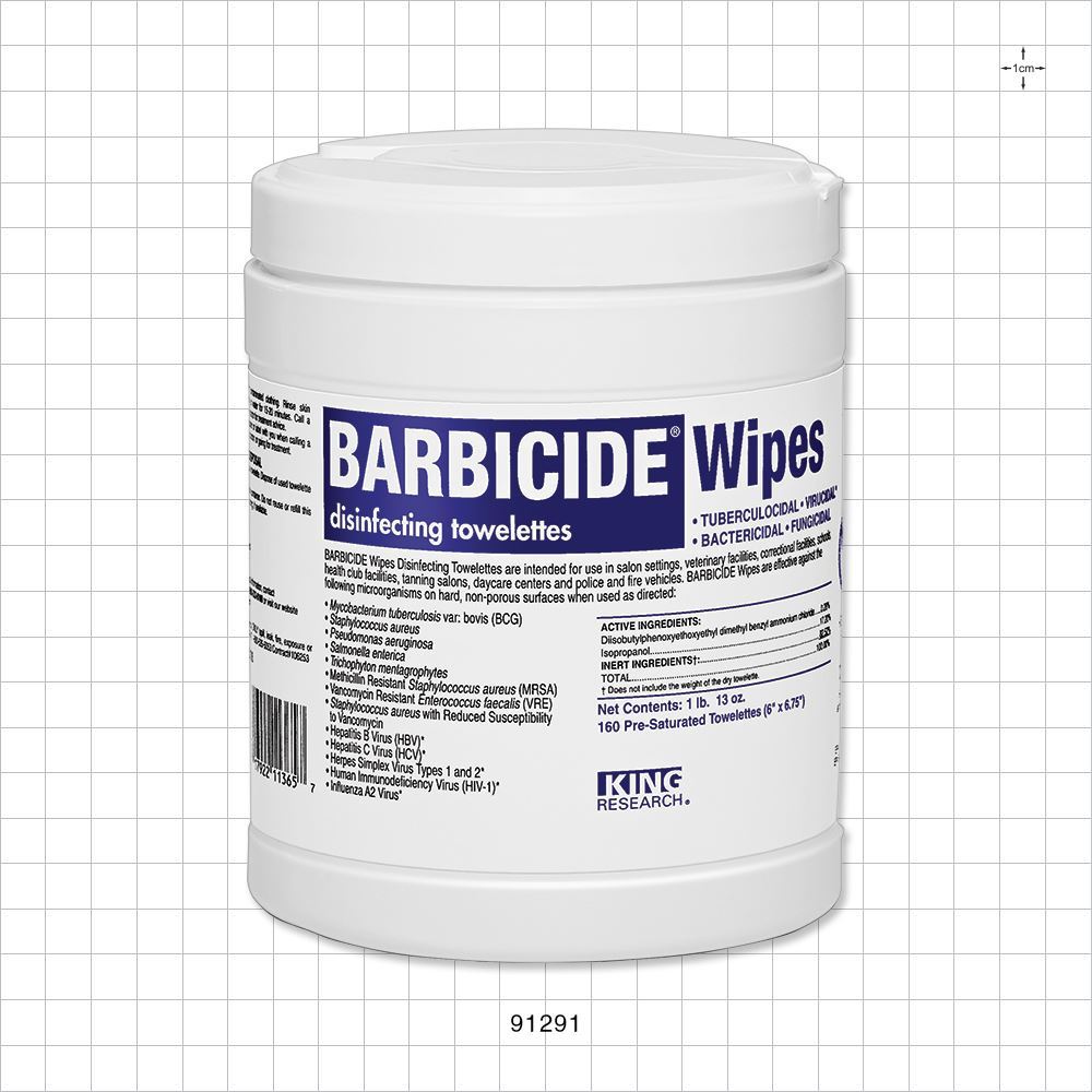 Barbicide® Wipes Disinfecting Towelettes