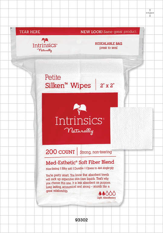 Intrinsics® Petite Silken Wipes