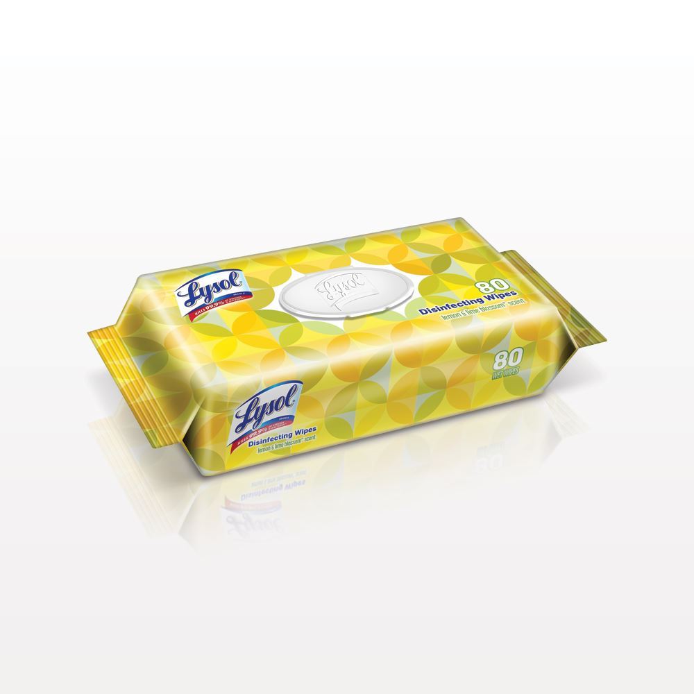 Lysol® Disinfecting Wipes, Lemon & Lime Blossom® Scent