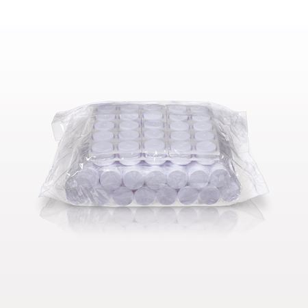 Round Twist-Up Deodorant Container and Cap, White