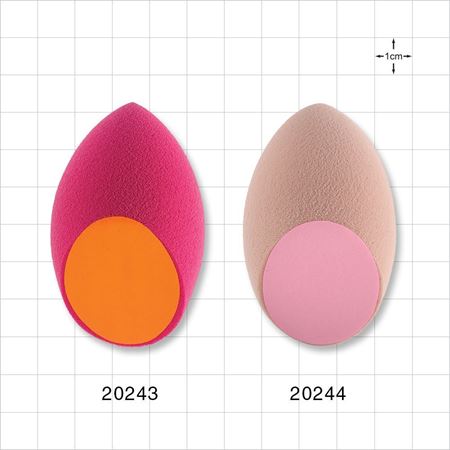 Dual Textured Blending Sponge, Nude/Pink