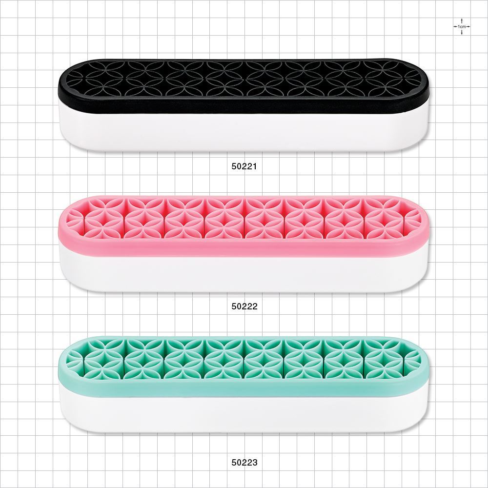 Beauty Tool Organizer, Pink and White