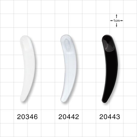 PCR Mini Boomerang Spatula, Clear